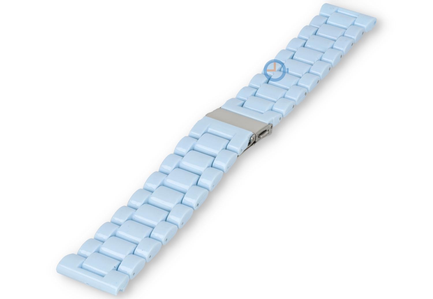 Resin watch strap 22mm - Baby-Blue