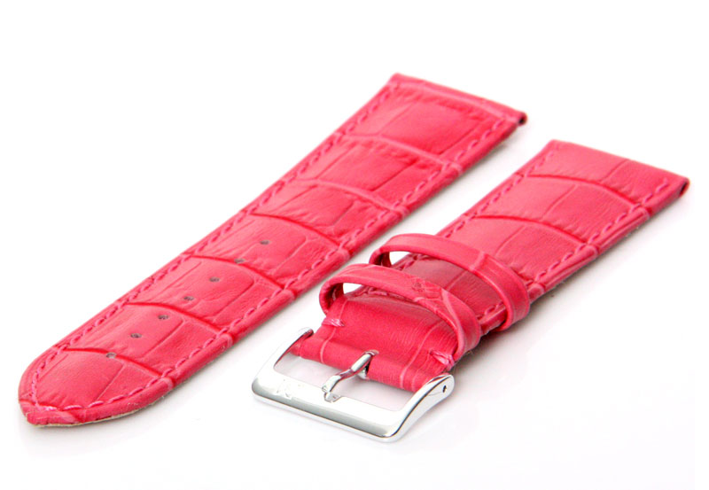 Watchstrap 24mm pink XL