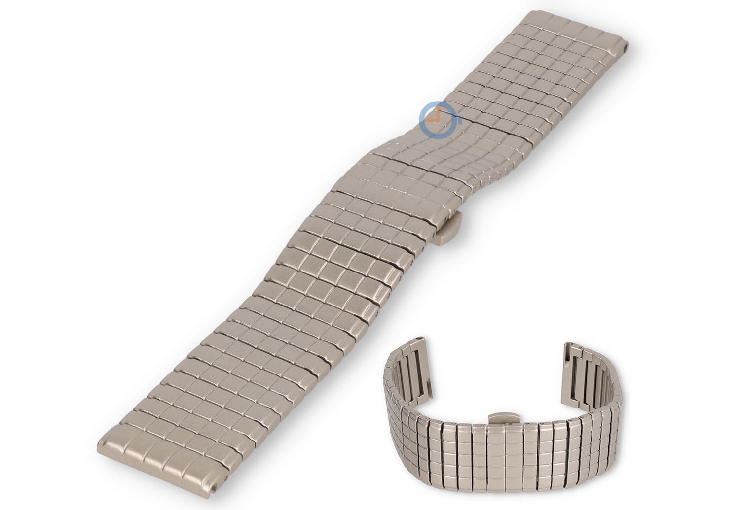 Block pattern bracelet - 22mm - starlight