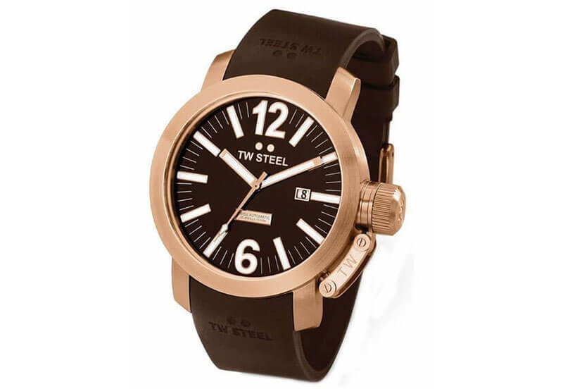 TW Steel Grandeur TW101 watch strap brown - 20mm