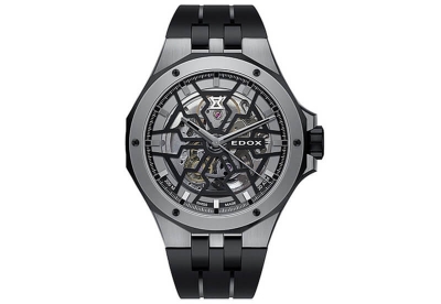Edox Delfin Mecano 85303 Watch Strap Black