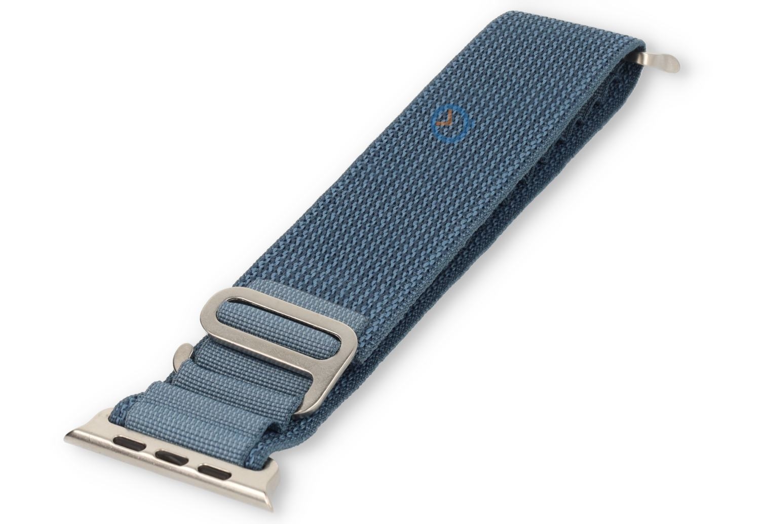 49mm Light Blue Alpine Loop strap Apple Watch - silver