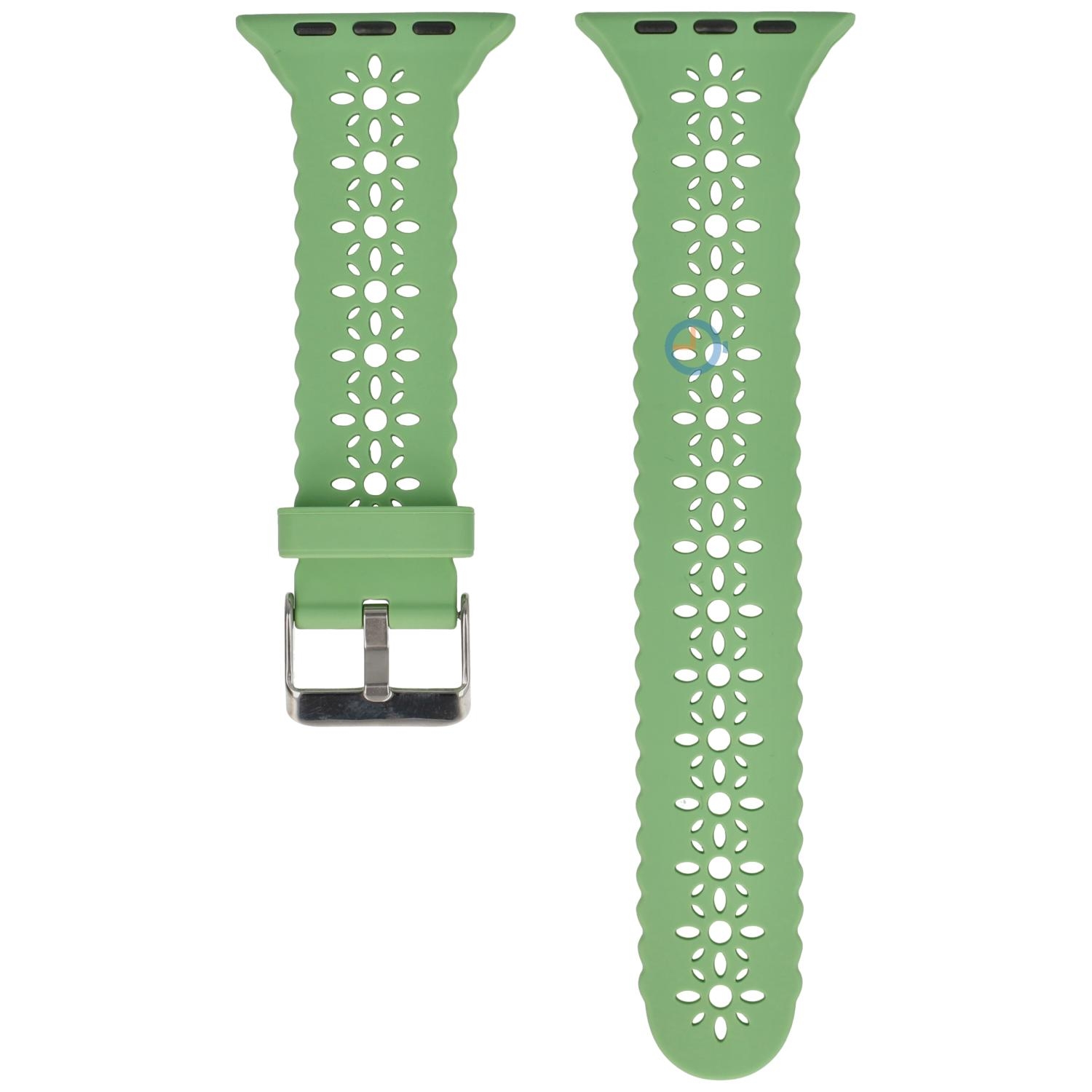 Apple watch strap - Green lace - 41mm