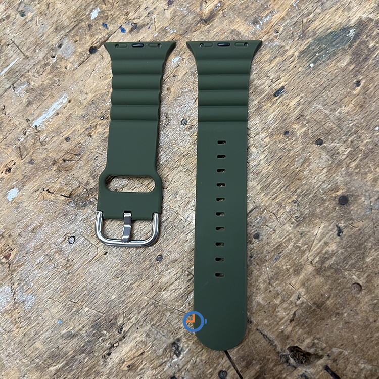 Silicon strap Apple Watch 41mm - army
