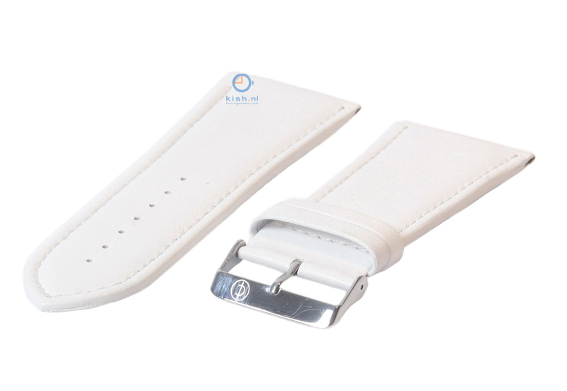 Watchstrap 38mm white leather
