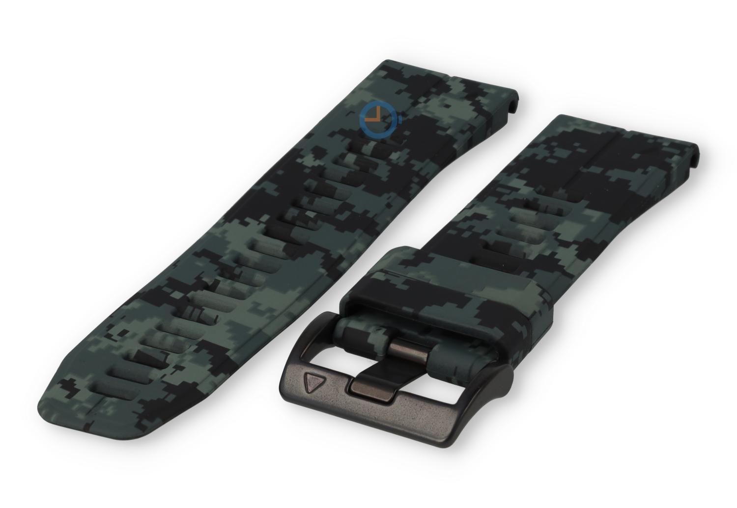 Quick-Fit strap Garmin Fenix 7X - military-print - dark grey pixel