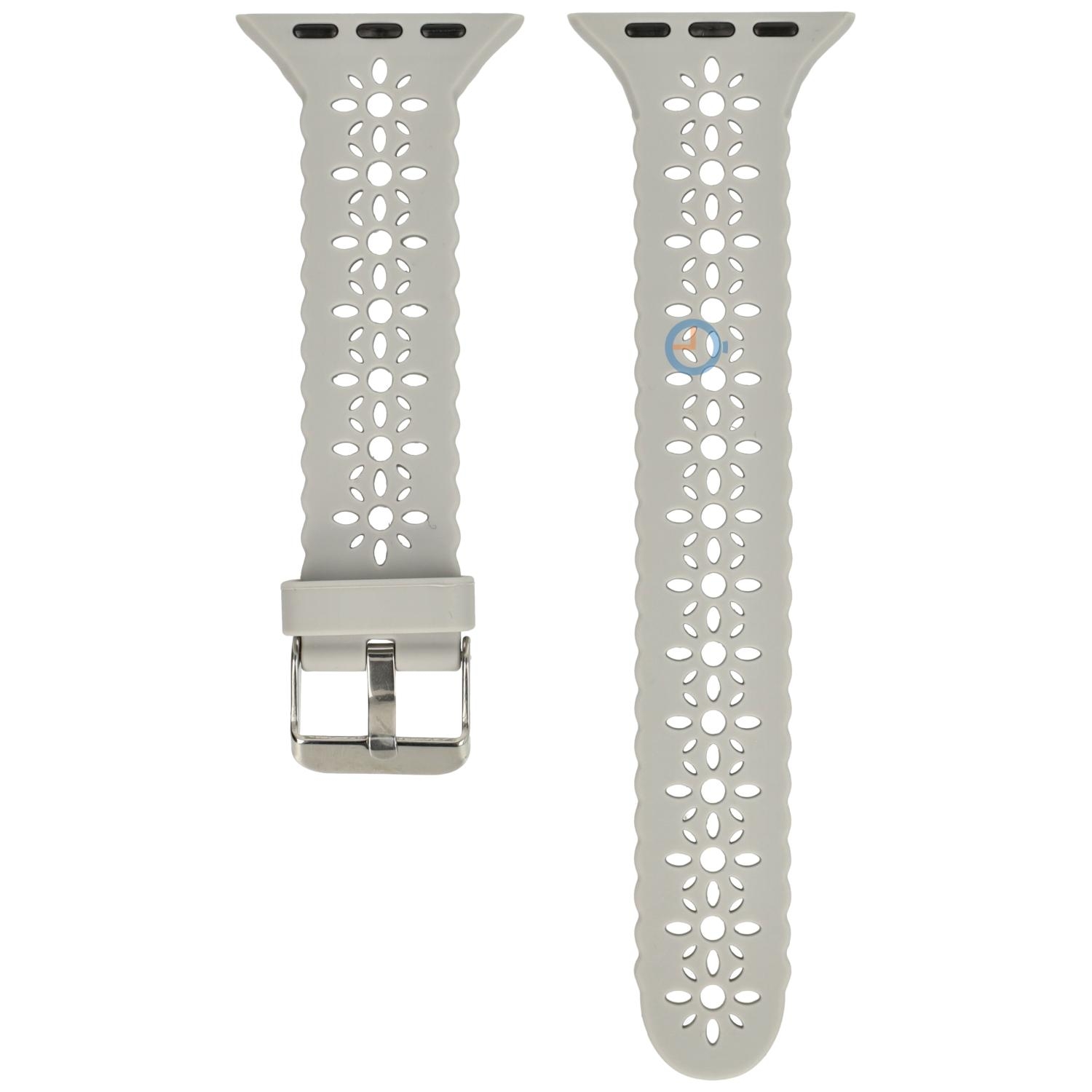 Apple watch strap - Light Grey lace - 41mm