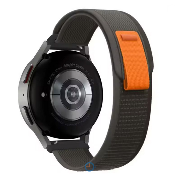 Garmin Vivoactive 4 watch strap nylon (22mm) - gray orange