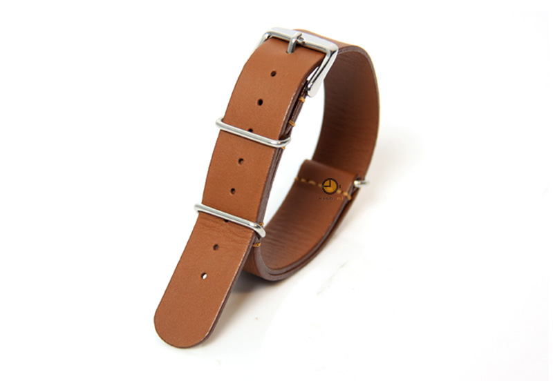 Watchstrap 18mm leather brown