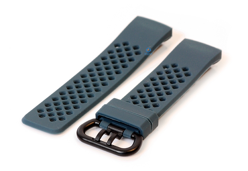 Fitbit Charge 3 perforated watchstrap darkgrey