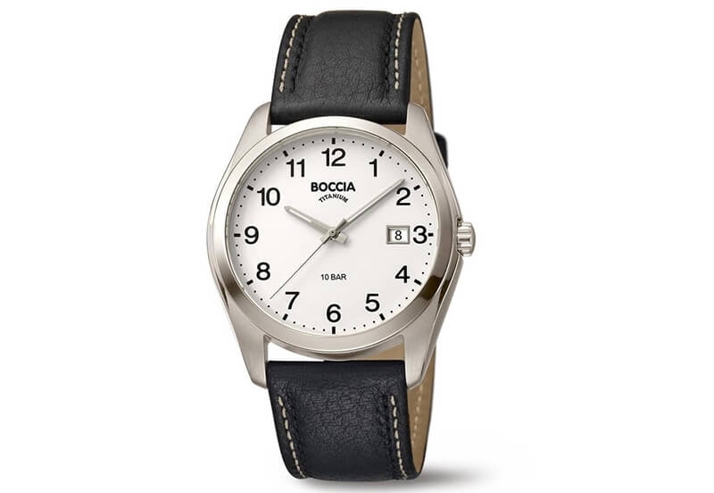 Boccia 3608-13 watch band leather