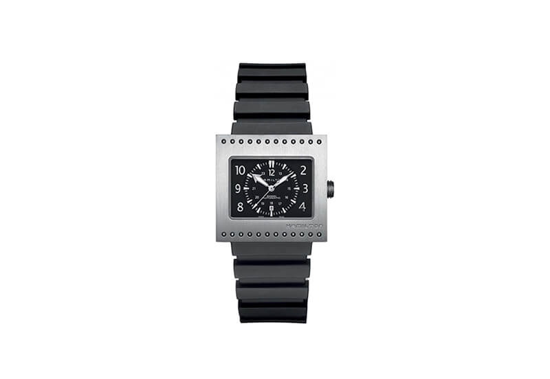 Hamilton watch strap H79515333 - black silicone
