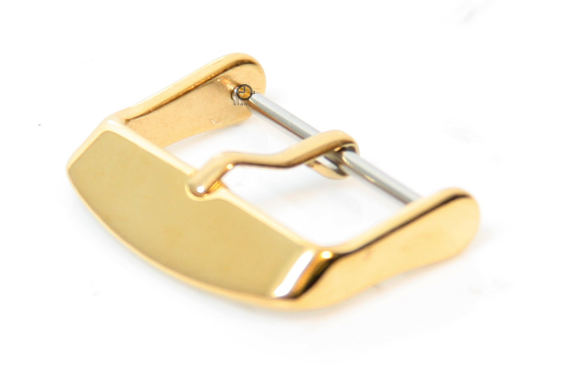 Watchstrap buckle 22mm gold shine