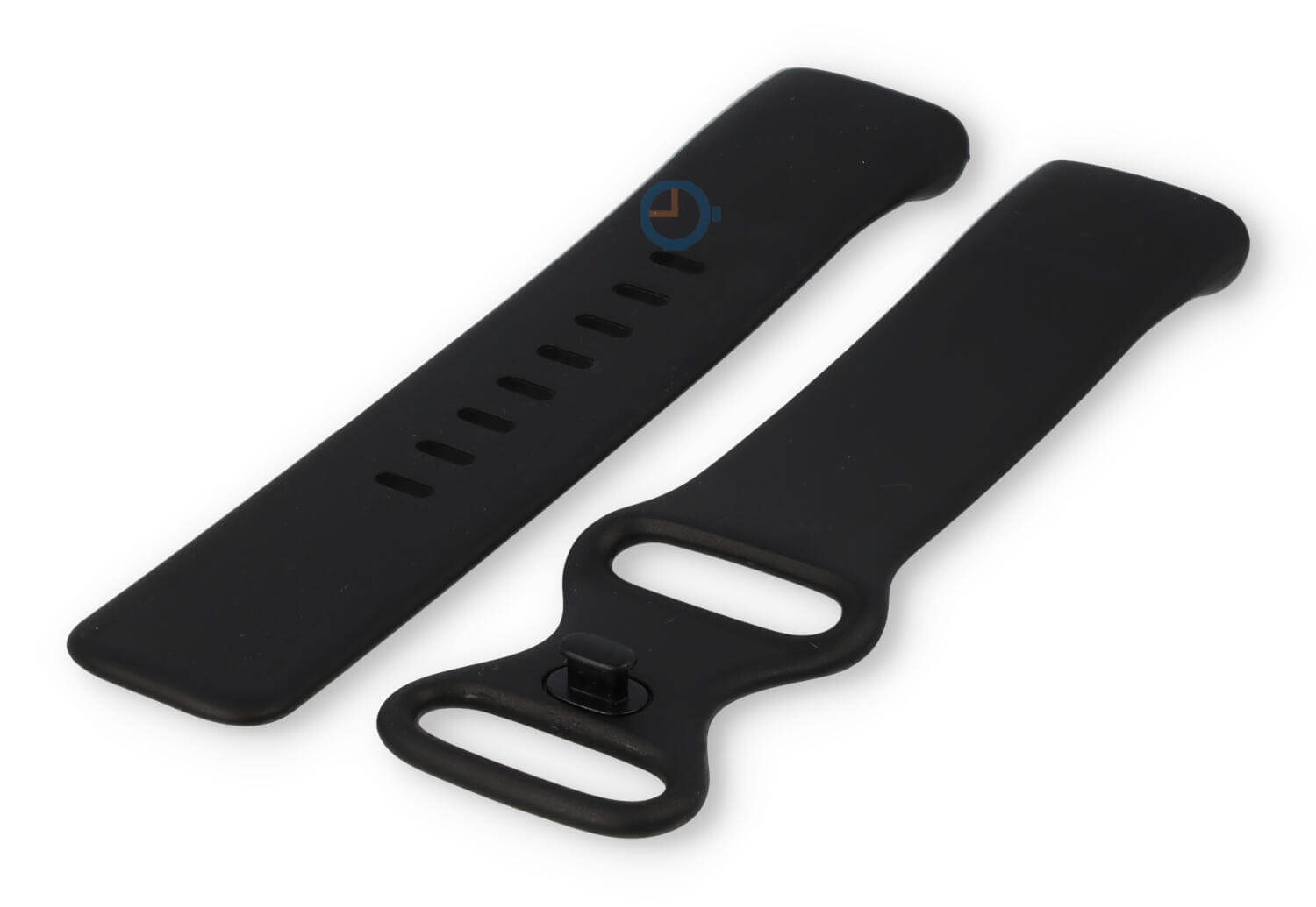Fitbit Charge 5 watch band rubber - black (Size: S)