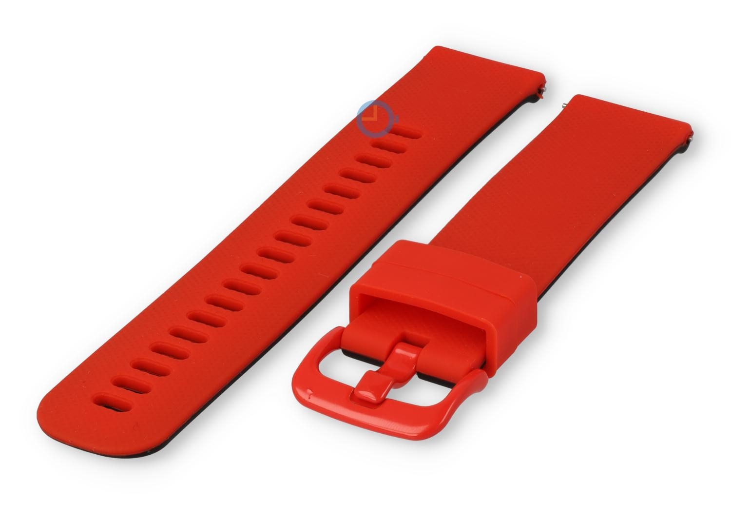 Flexible strap 20mm - red/black