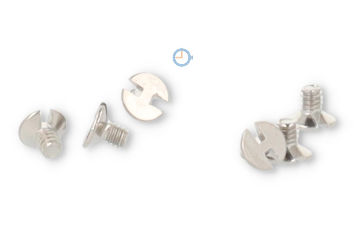 6 pieces: Hublot screw for bezel and case - 2.5/1.2/2.0mm
