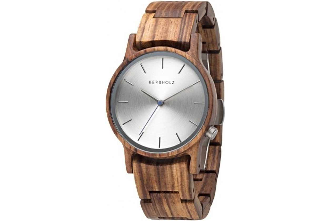 Kerbholz watchstrap Gitta Zebranowood