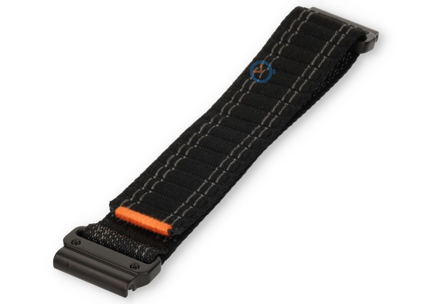 Elastic nylon strap for Garmin Fenix 7 black - 22mm
