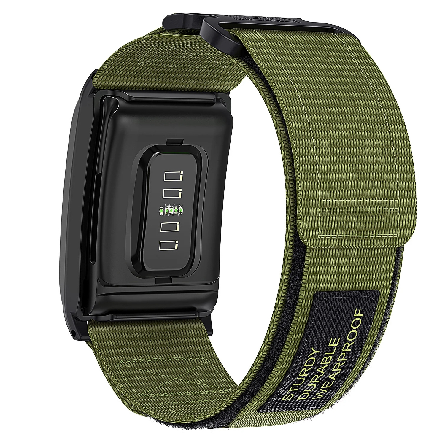 Whoop 4.0 - army nylon strap hook-and-loop fastener