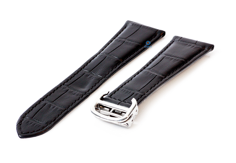 Watchstrap Cartier 22/18mm black