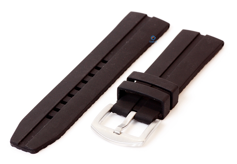 Waterproof watch band - 24mm black