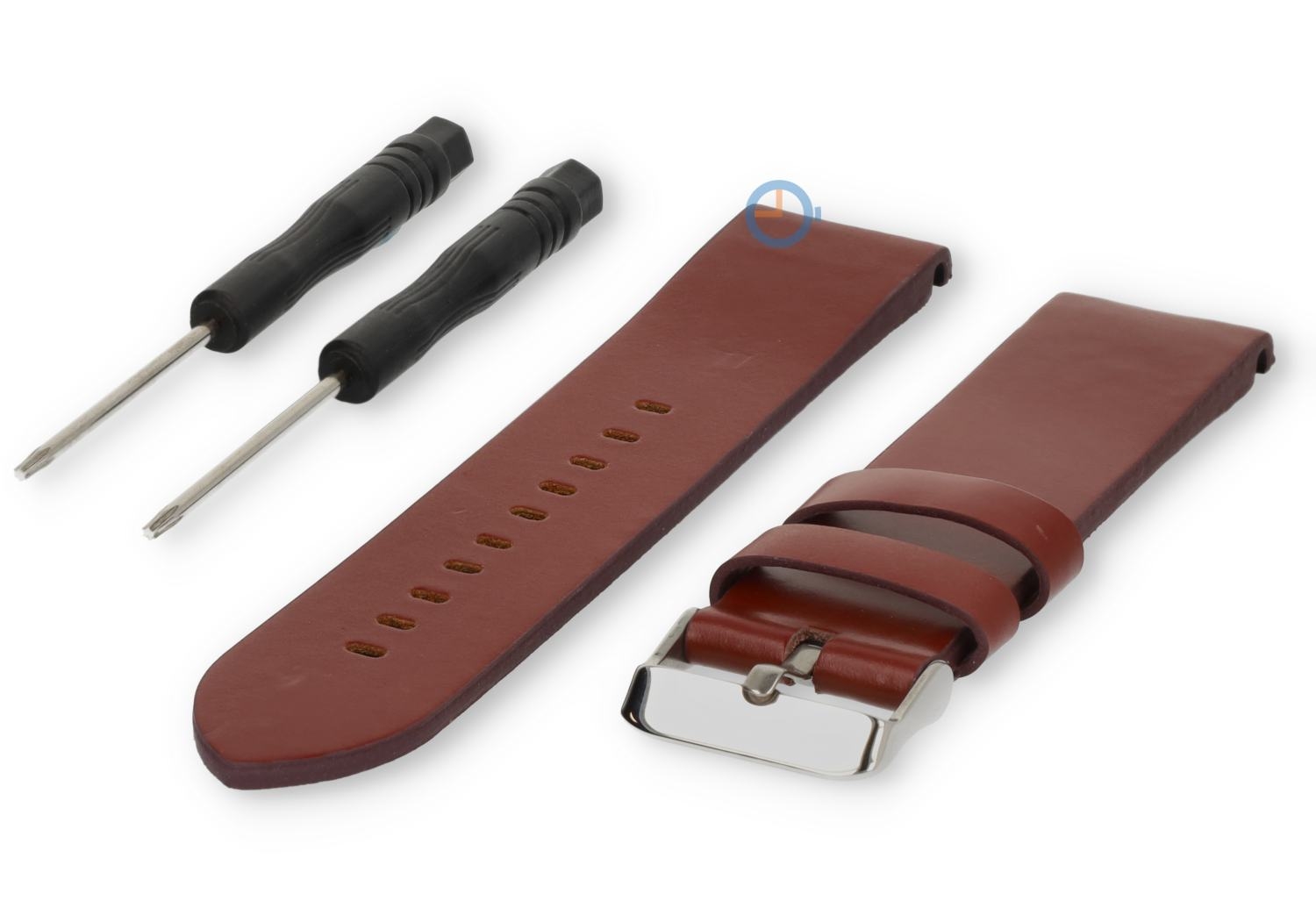 Garmin watchstrap Fenix 5S/6S/7S brown leather