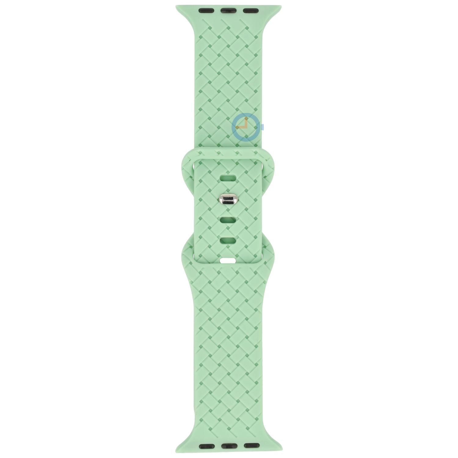 Silicon braided strap - Apple Watch 41mm - Mint
