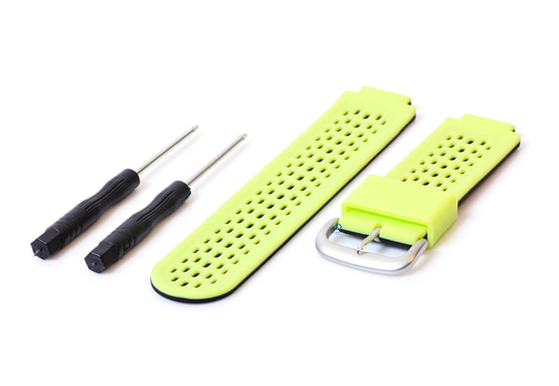 Garmin Approach S2/S4 watch band silicone felgreen/black