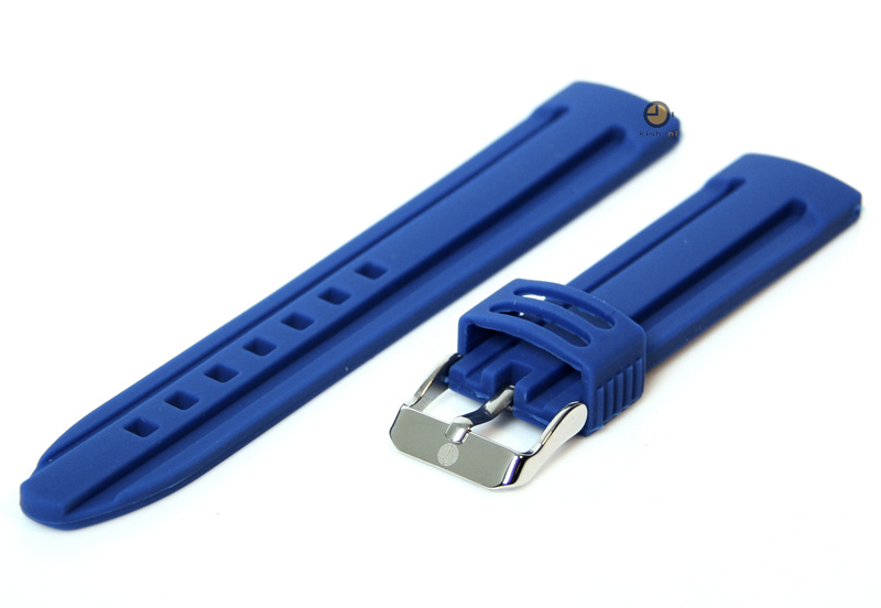 Watchstrap 20mm silicone blue