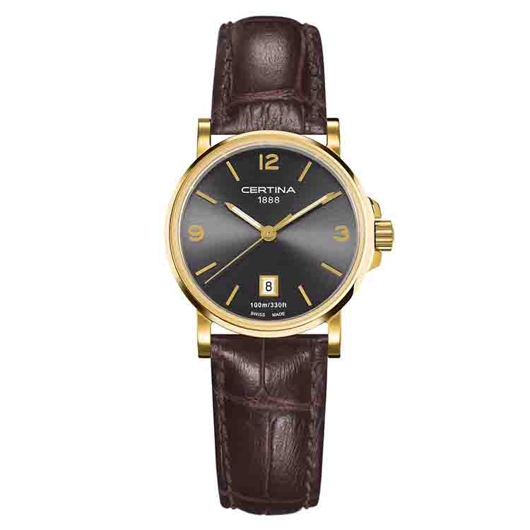 Certina leather strap C0172103608700A 15/12mm
