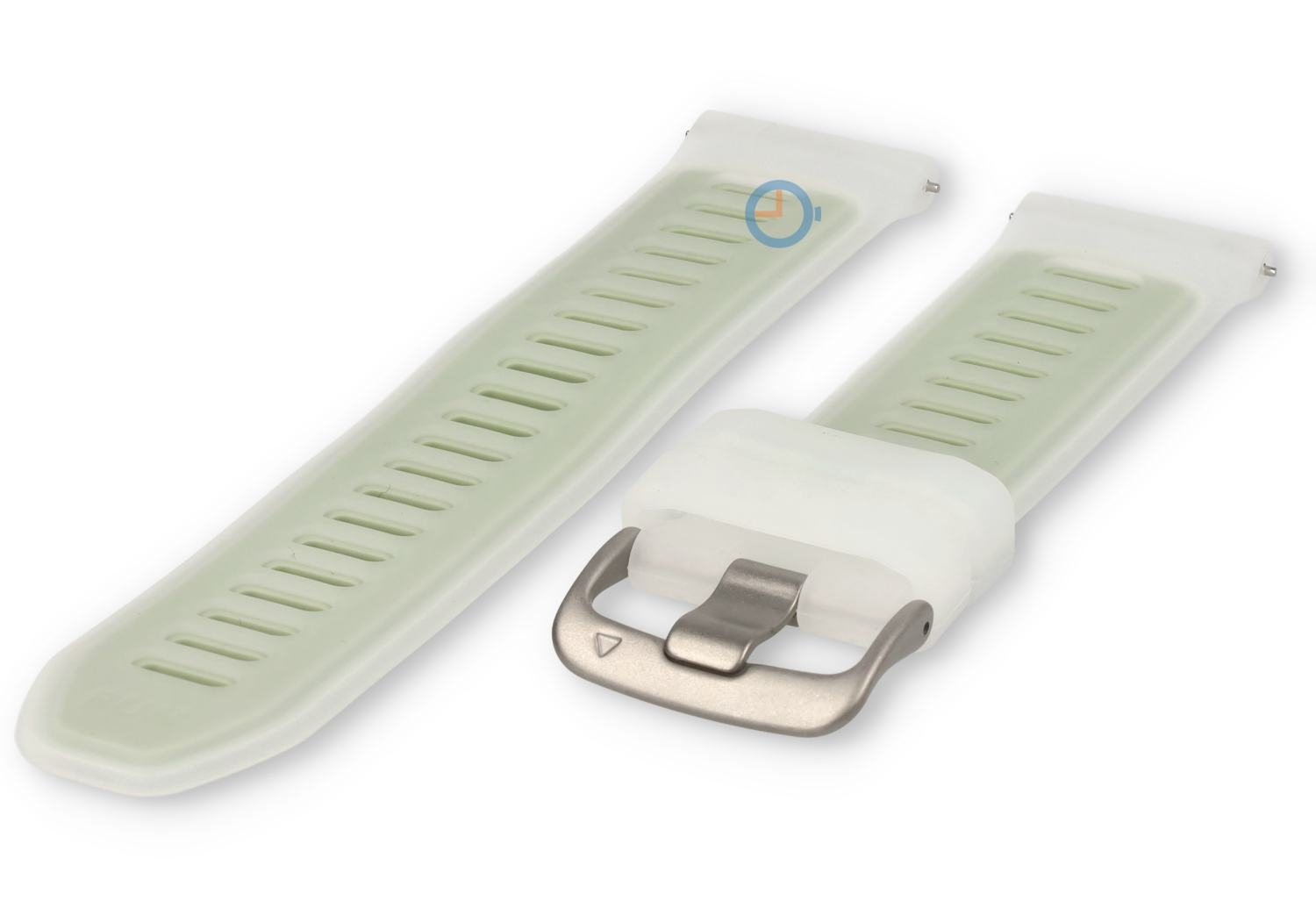 22mm watch strap Coros Apex 2 Pro - transparant/green
