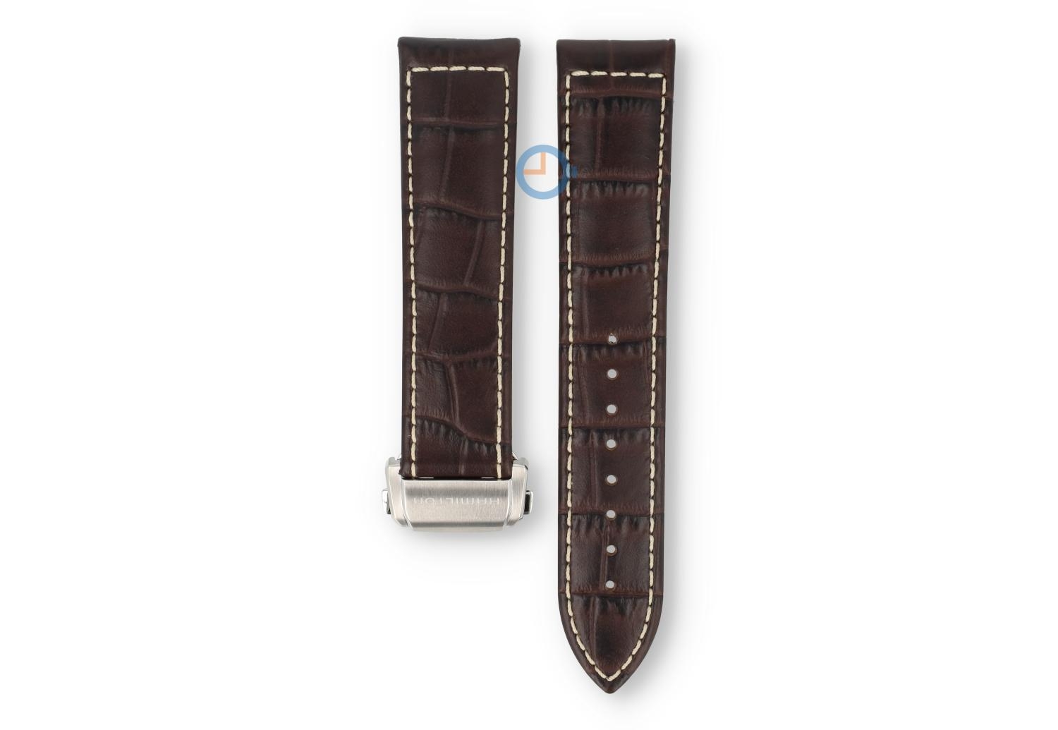 Hamilton strap - 22/20mm - brown leather