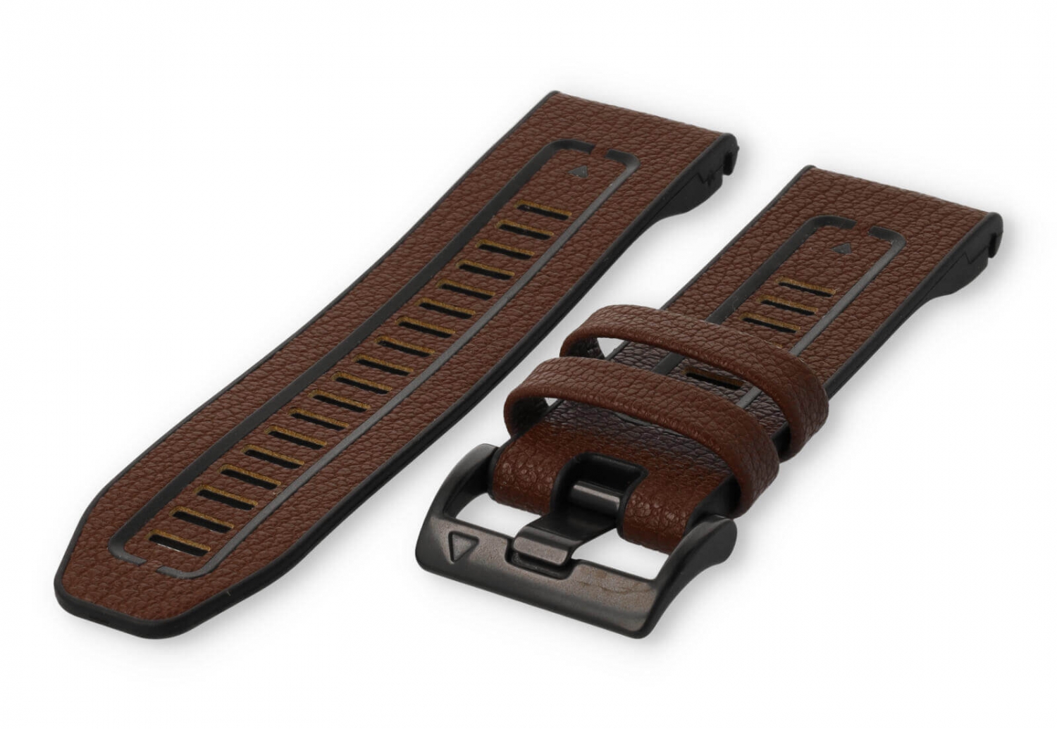 Garmin Fenix 5X/6X/7X watch band leather - darkbrown