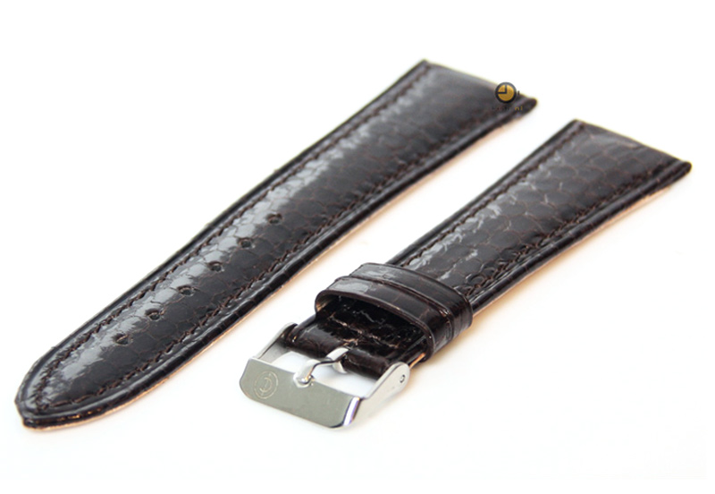 Watchstrap 16mm brown snake skin