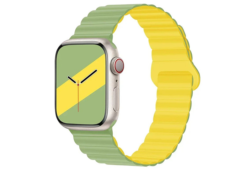 Apple Watch band - green/yellow