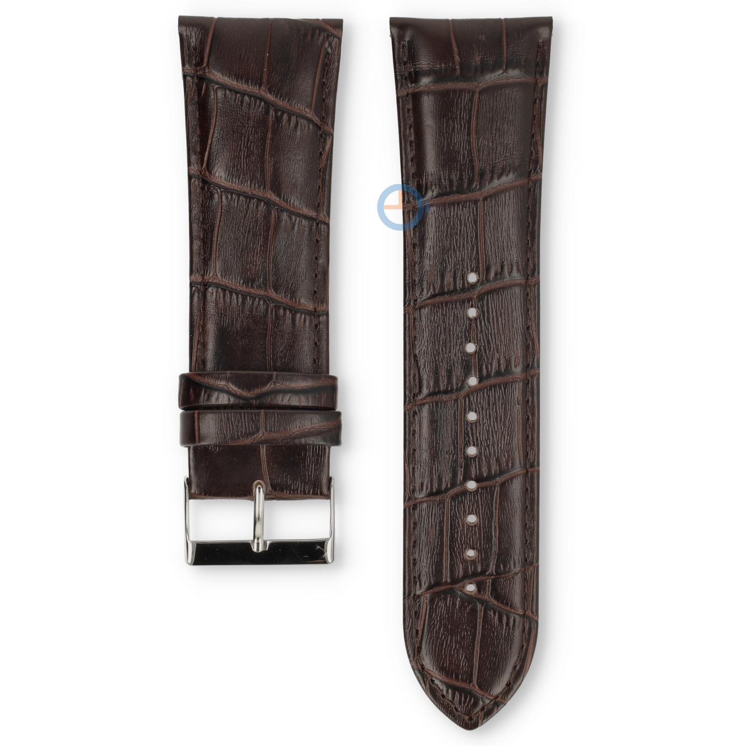 Universal 28mm brown leather watch strap - Lorus