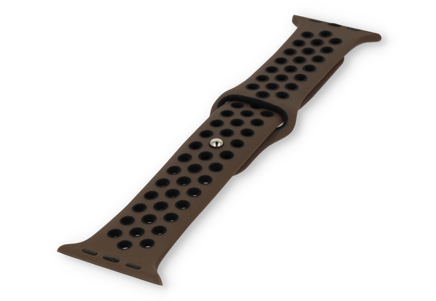 Apple watch 44/45/46/49mm sport band  - darkbrown/black