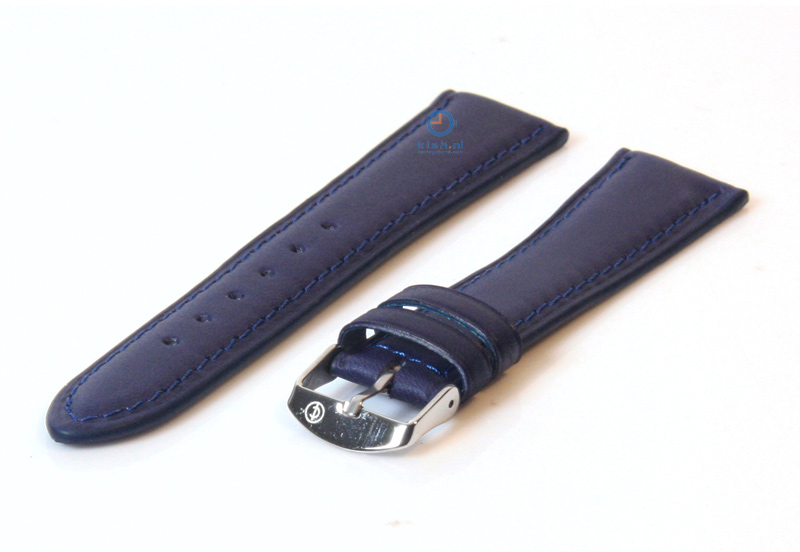 Watchstrap 20mm blue leather