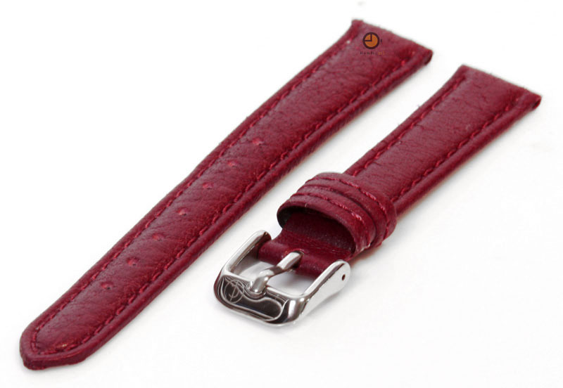 Watchstrap 16mm classic burgandy leather