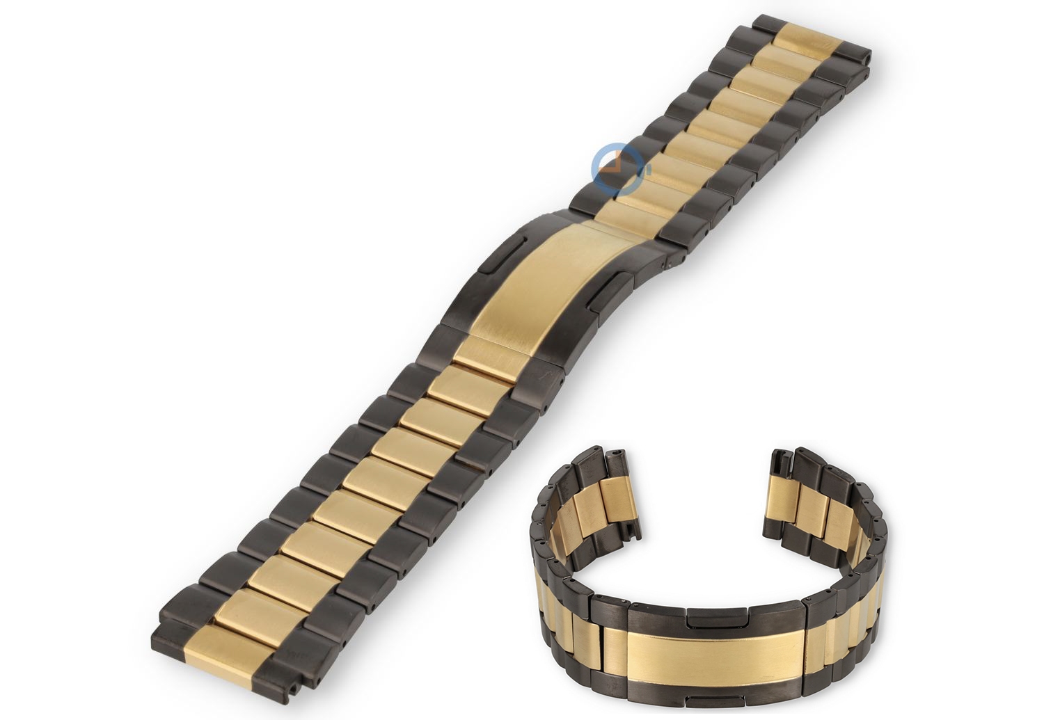 16mm Huawei Ultimate watch strap - gray/gold
