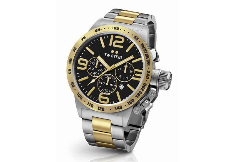 TW Steel Canteen CB43 watch strap silver - 22mm