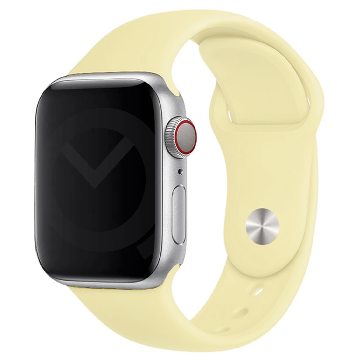 Apple watch strap silicone - Light Yellow - 38/40/41/42mm (M/L)