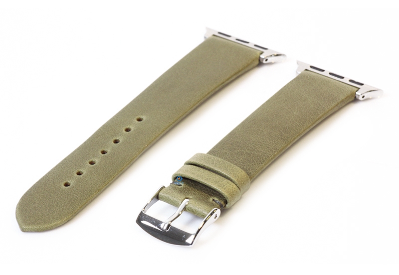 Apple Watch strap green leather - 38/40/41/42mm