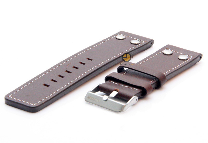Oozoo watchstrap 20mm brown leather