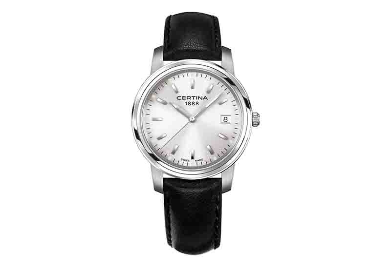 Certina leather strap C0054101603100A 18/16mm black