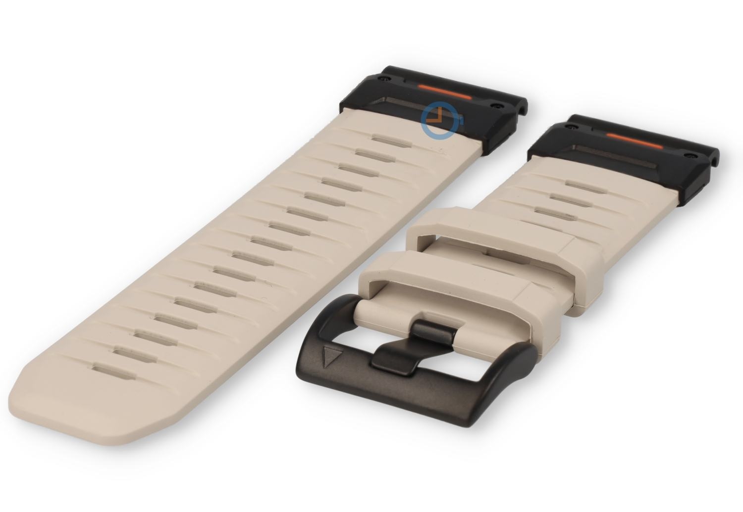 Fluororubber watch-strap - 26mm QuickFit - sand
