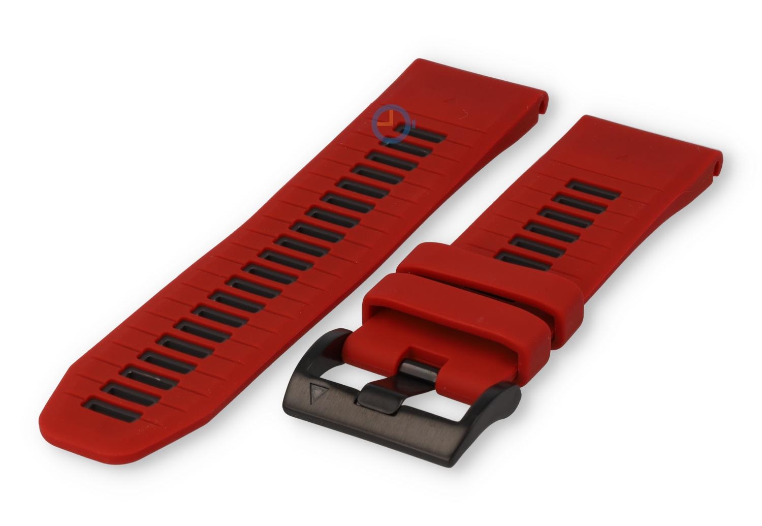Coros Vertix 2 - 26mm strap - dark red/grey