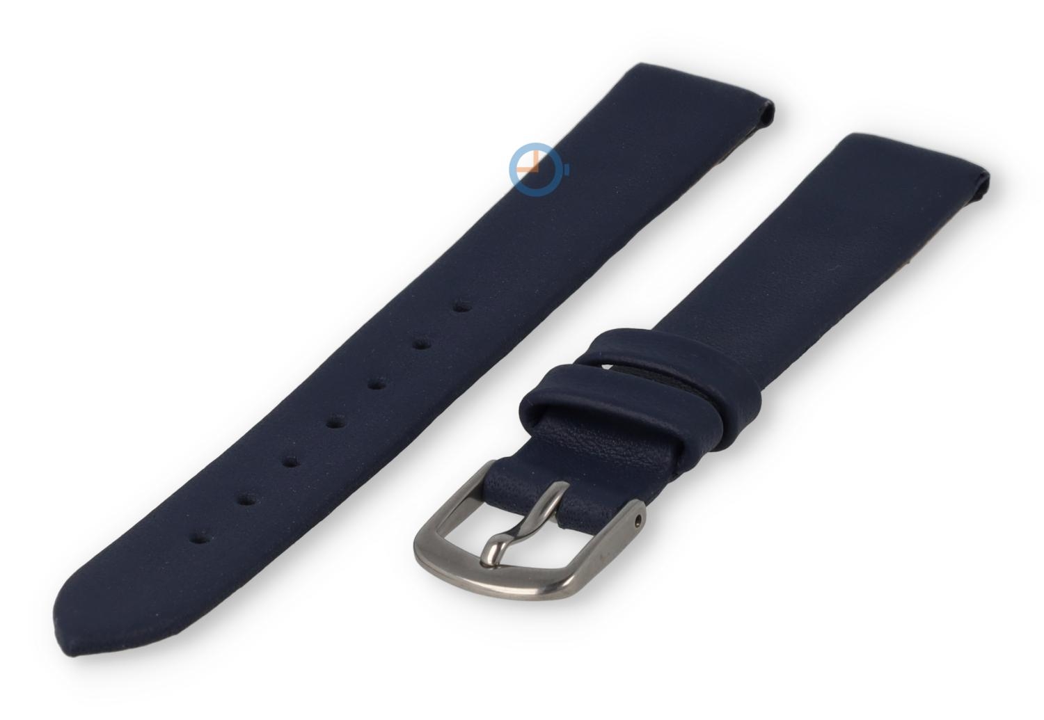 Clip watch strap 17mm - blue