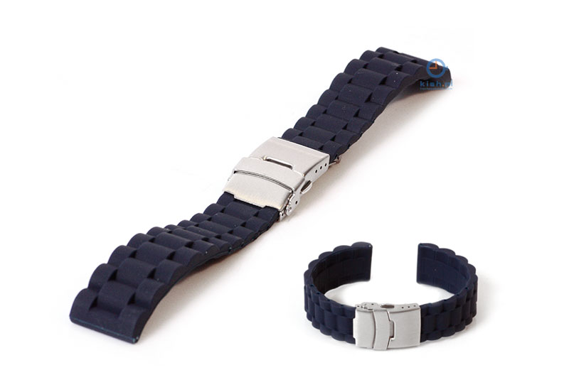 Watchstrap 20mm rubber black