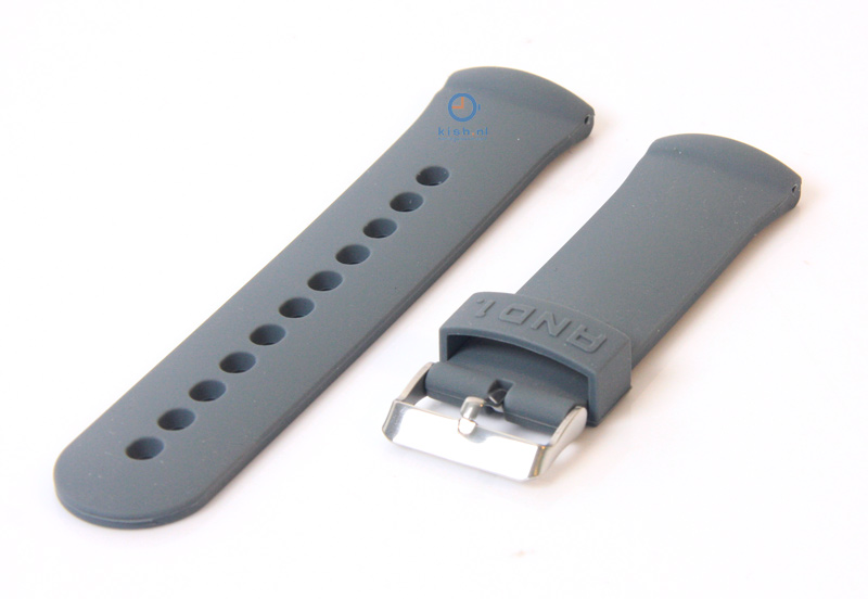 Watchstrap 26mm rubber grey